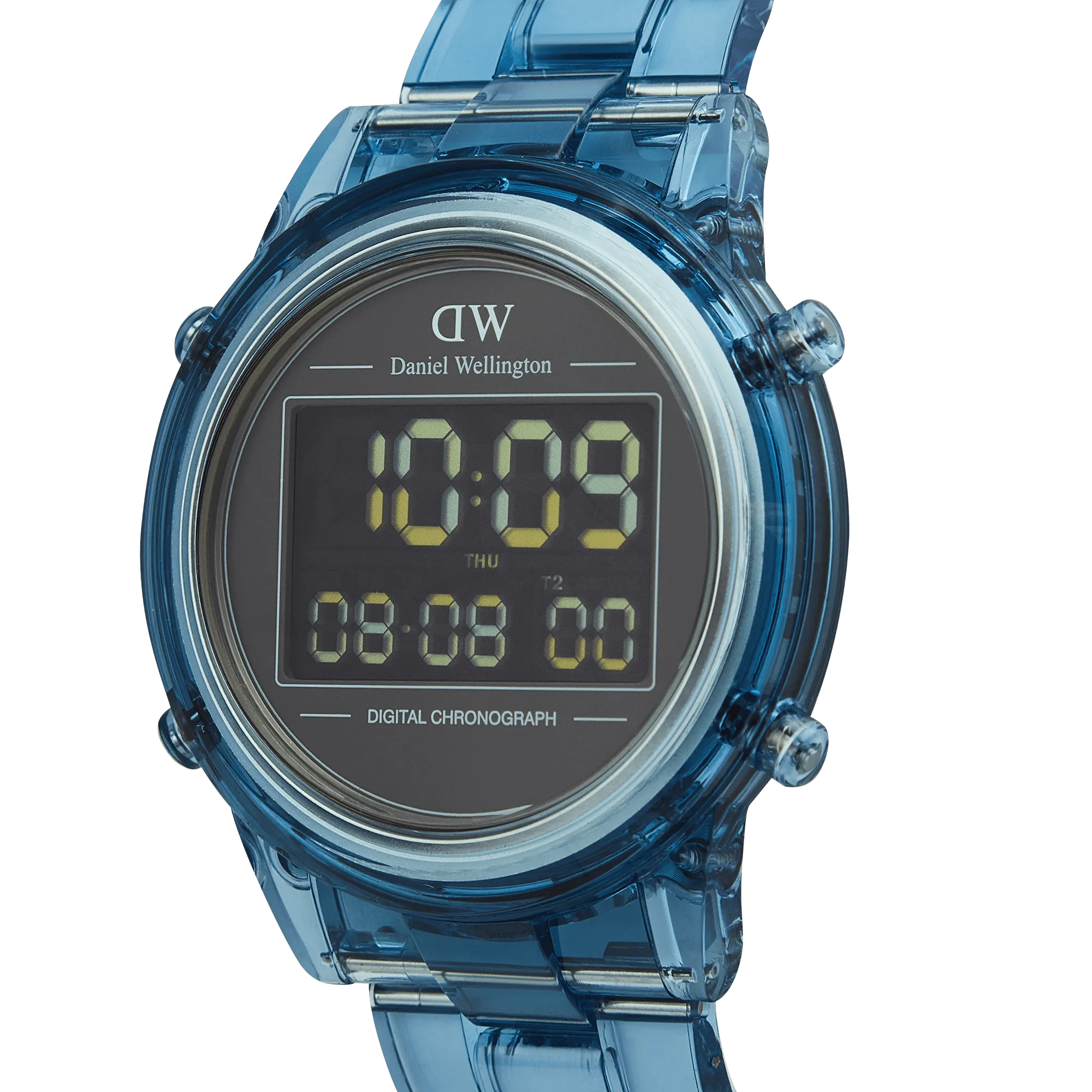 Retro Digital Light Blue Light Blue Daniel Wellington