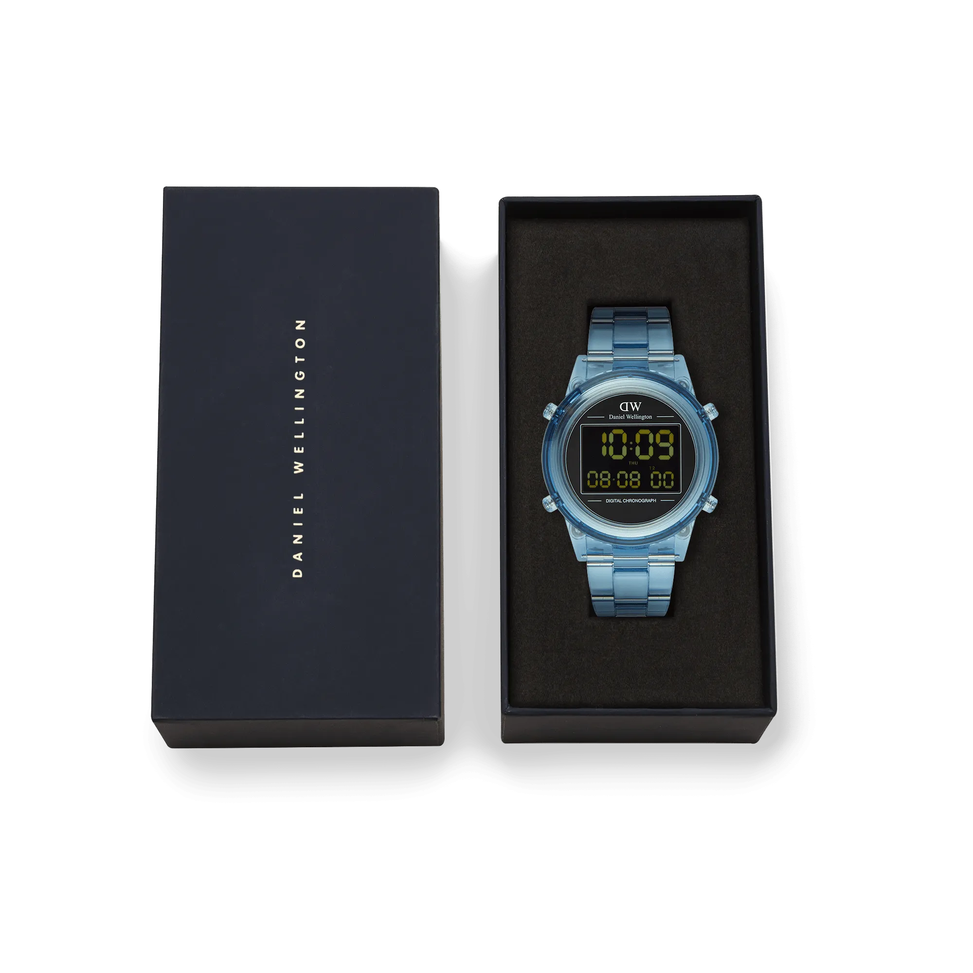 Retro Digital Light Blue Light Blue Daniel Wellington