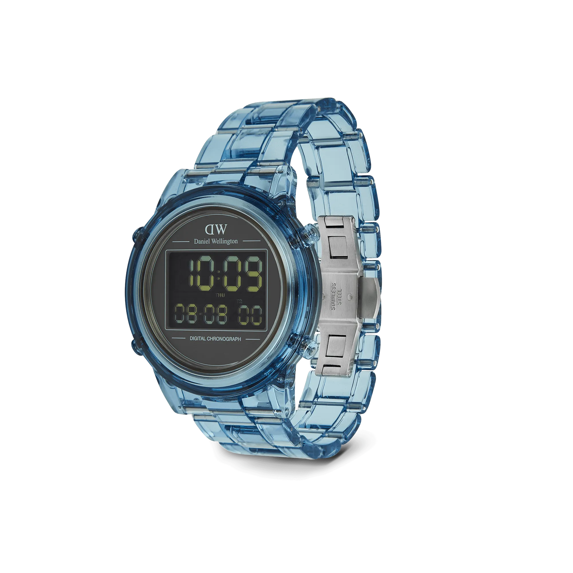 Retro Digital Light Blue Light Blue Daniel Wellington
