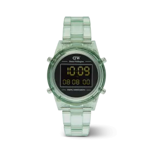 Retro Digital Light Green Light Green Daniel Wellington