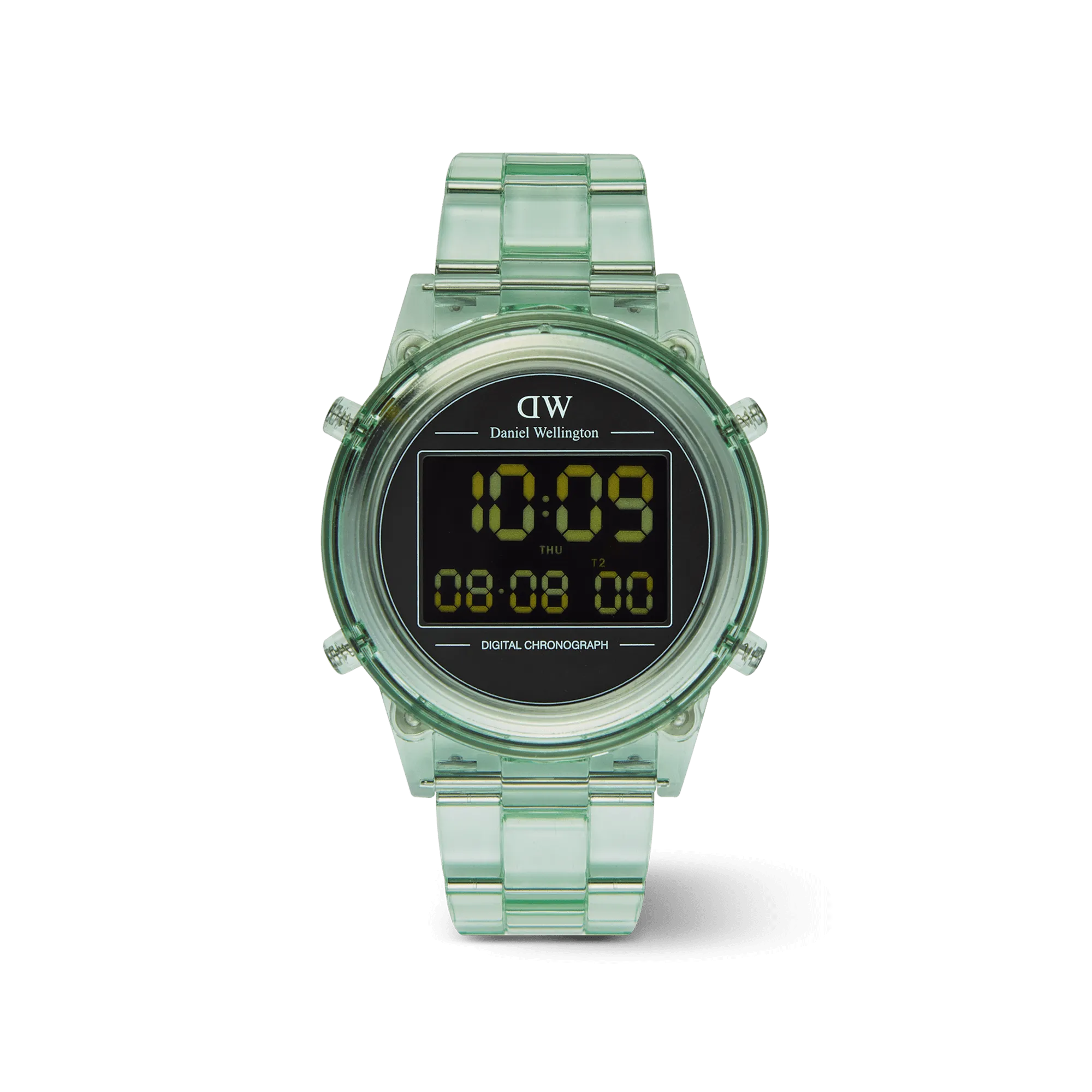 Retro Digital Light Green Light Green Daniel Wellington