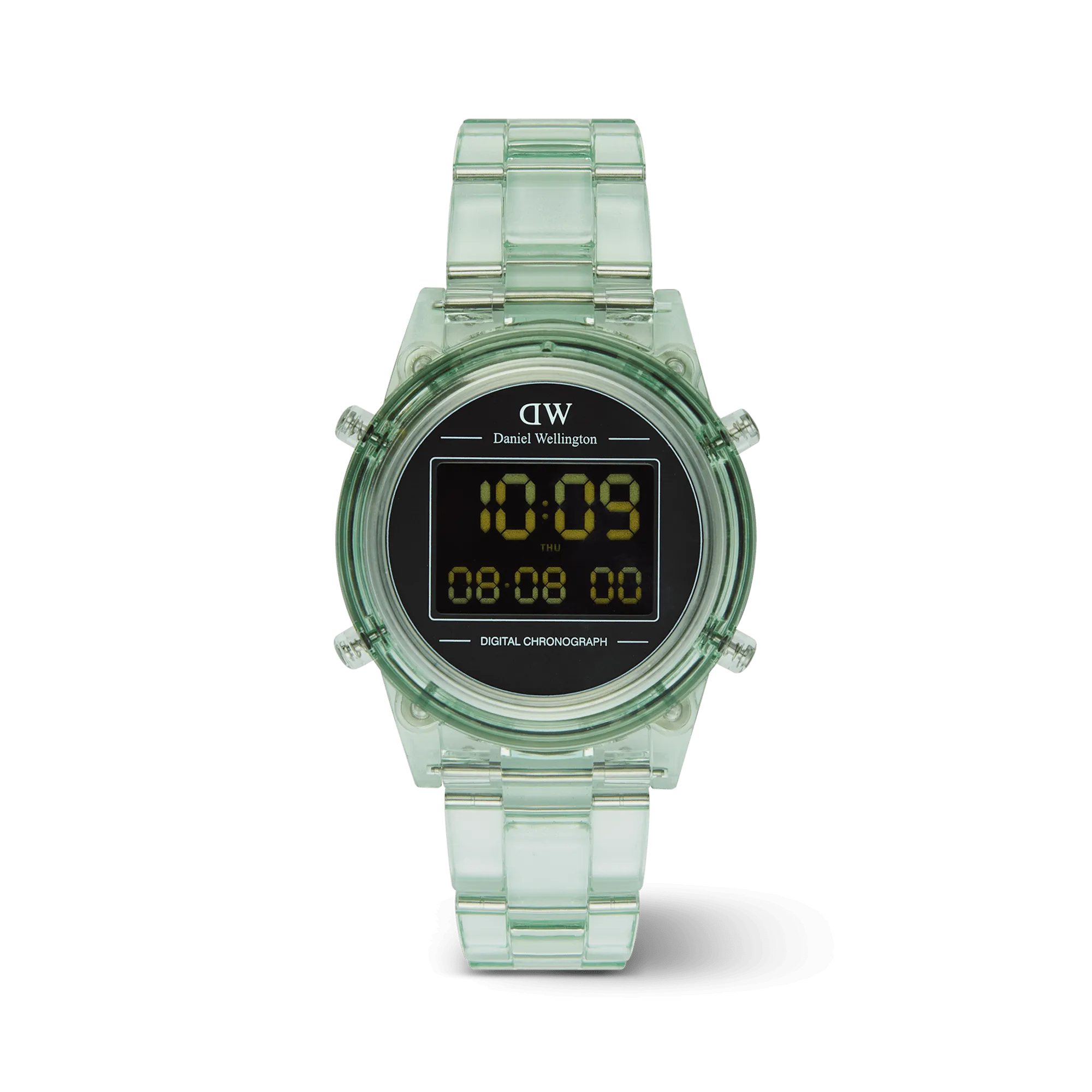 Retro Digital Light Green Light Green Daniel Wellington