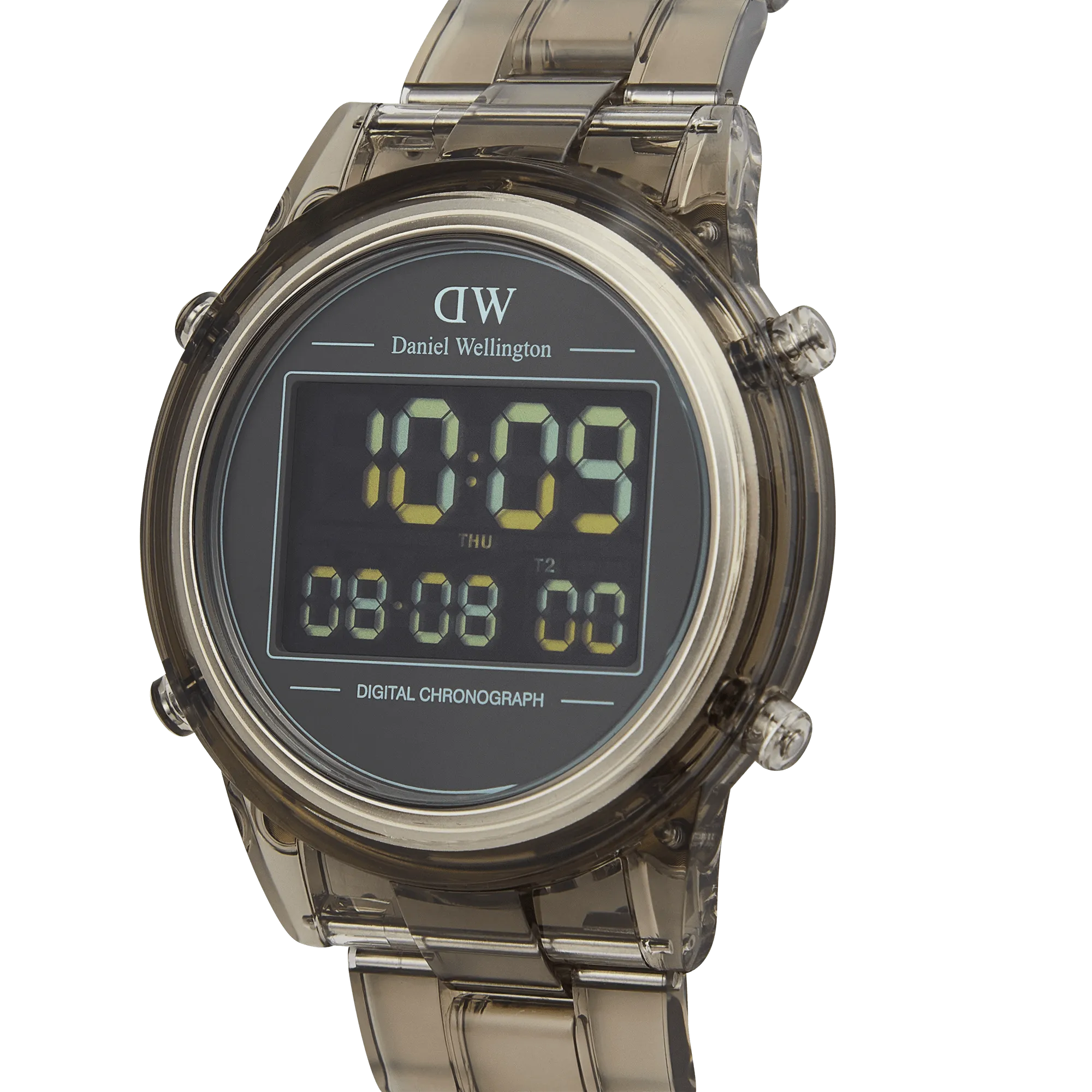 Retro Digital Light Grey Light Grey Daniel Wellington
