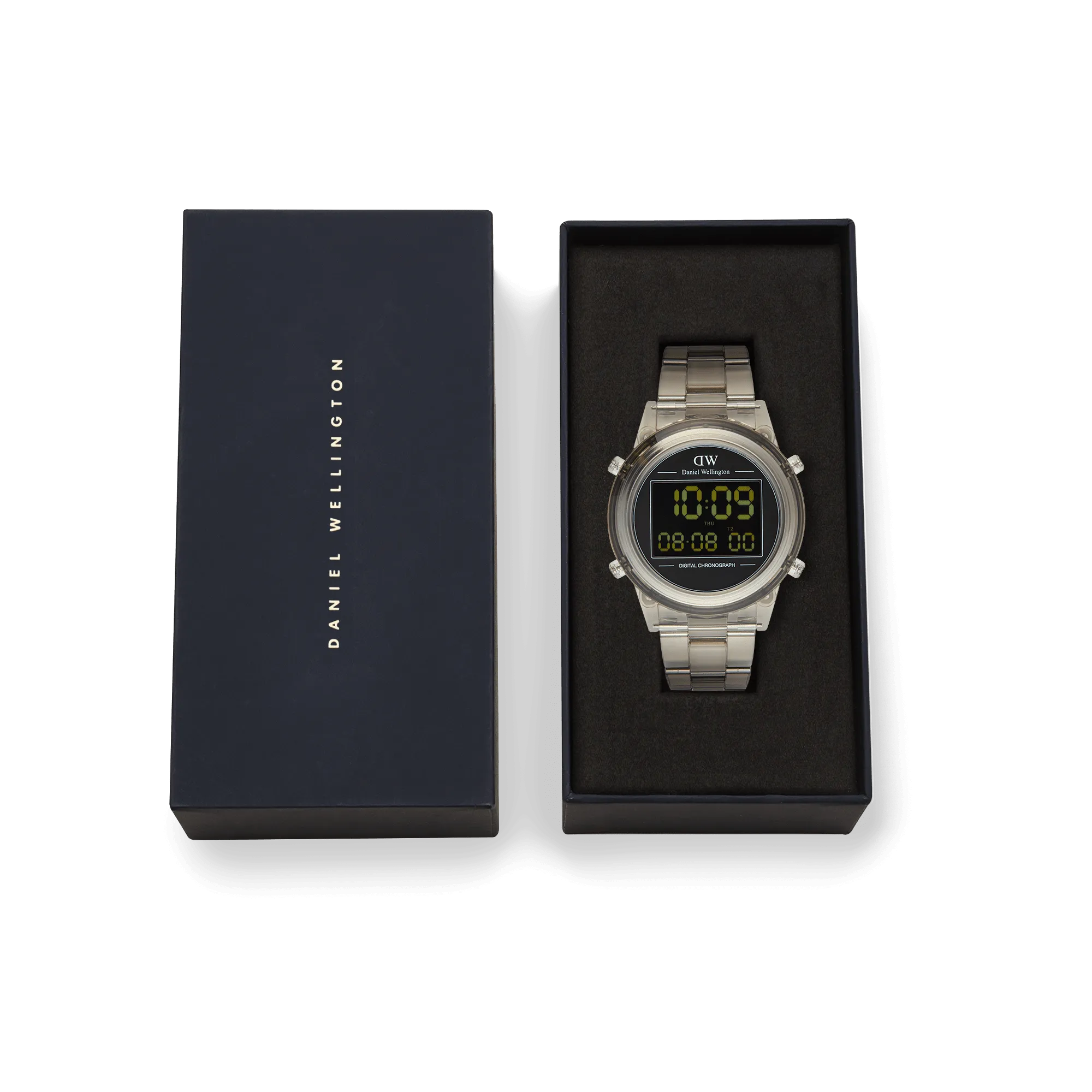 Retro Digital Light Grey Light Grey Daniel Wellington