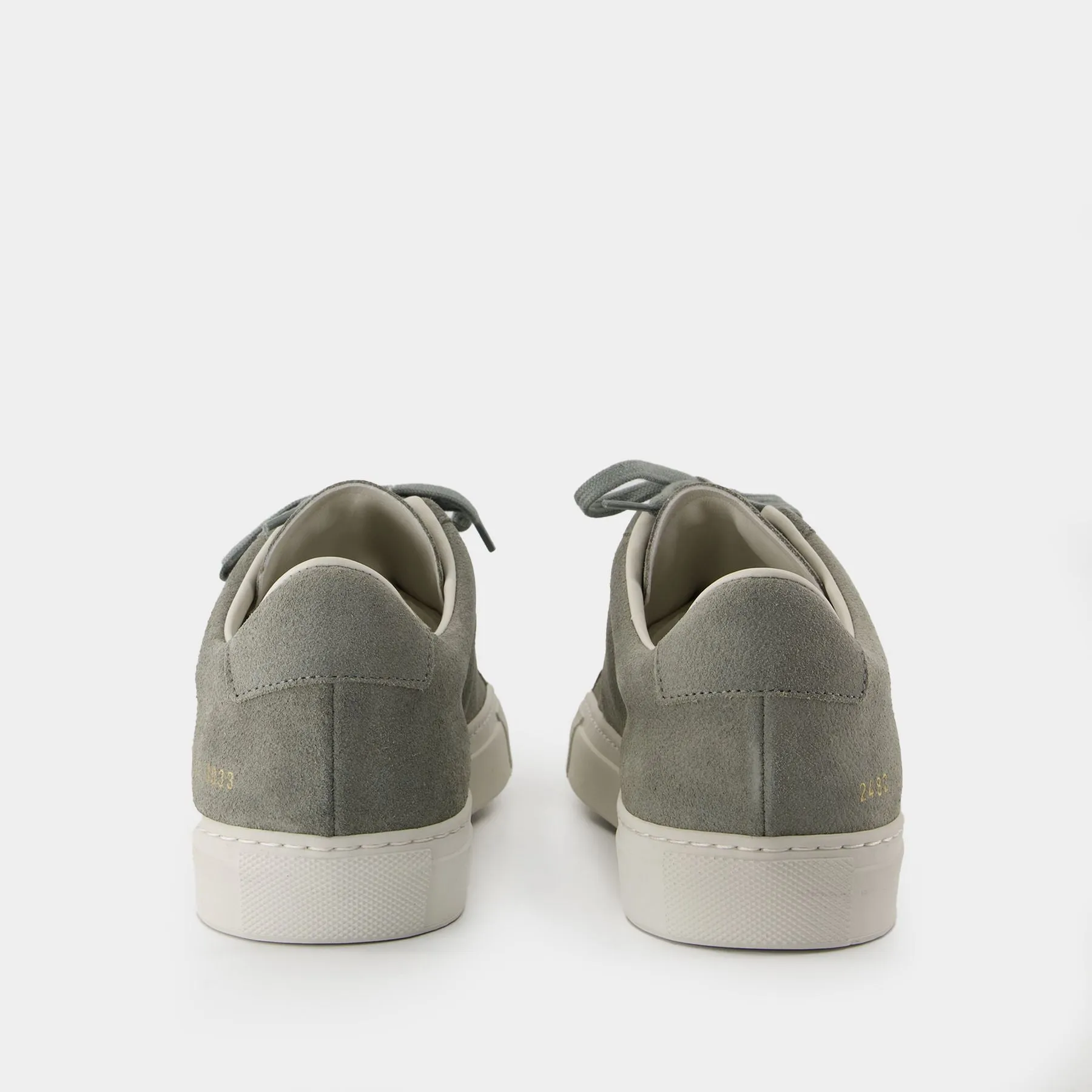 Retro In Suede Sneakers - COMMON PROJECTS - Leather - Green