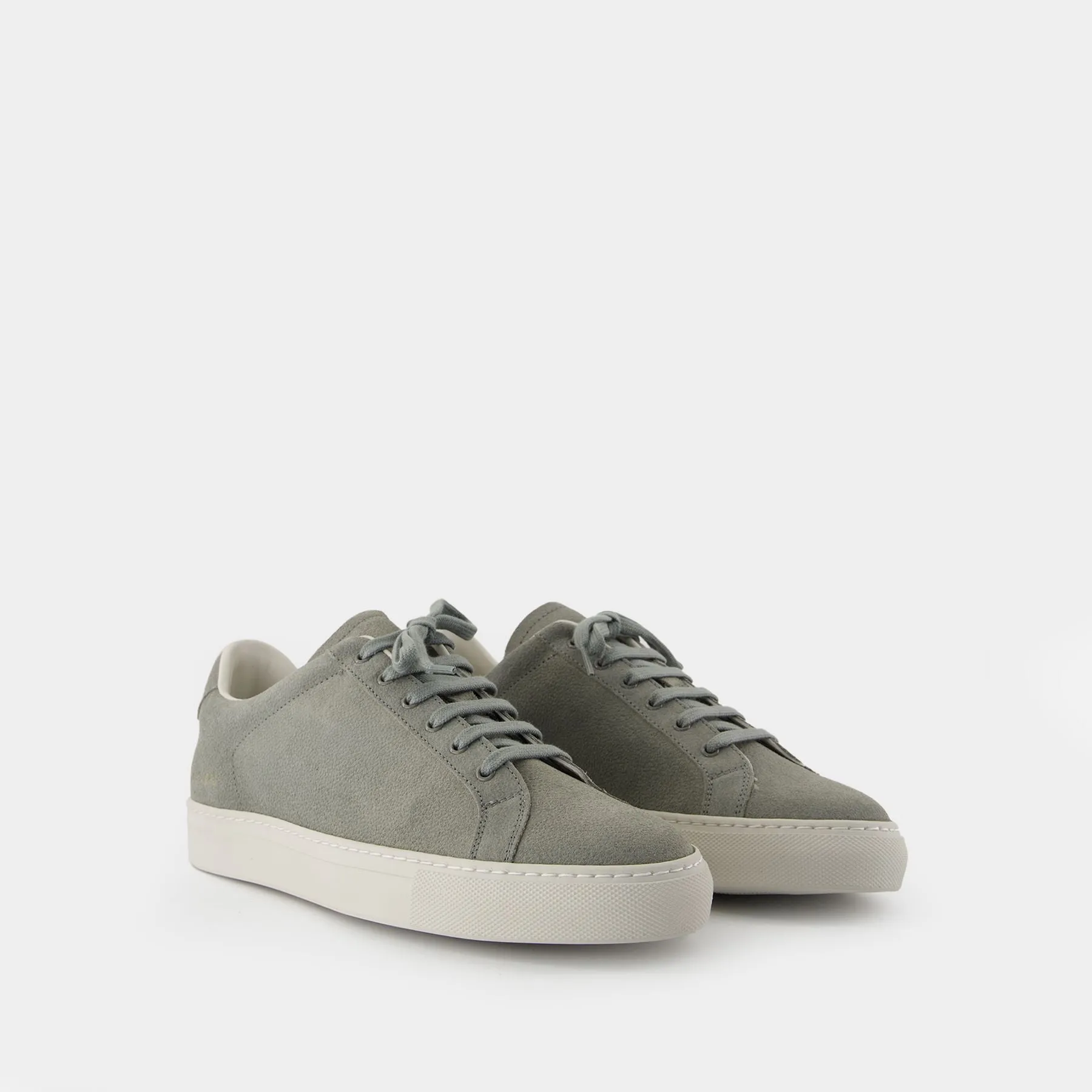 Retro In Suede Sneakers - COMMON PROJECTS - Leather - Green