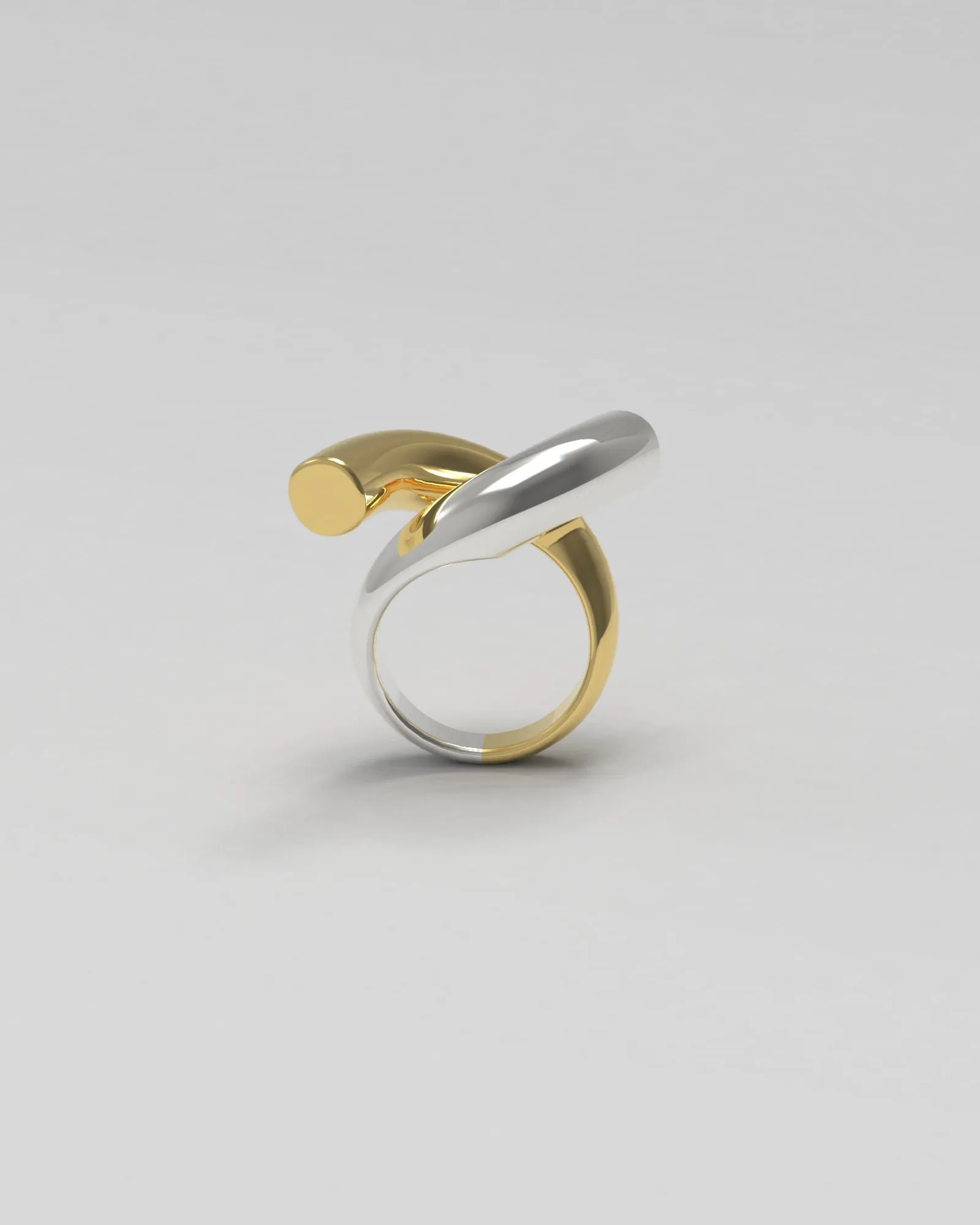 Rose Mix Silver & Gold Ring