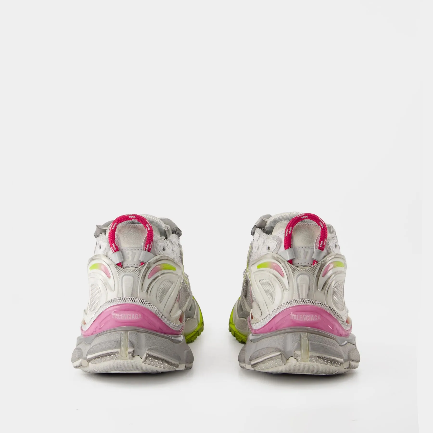 Runner Gradient Sneakers - Balenciaga - Synthetic - White