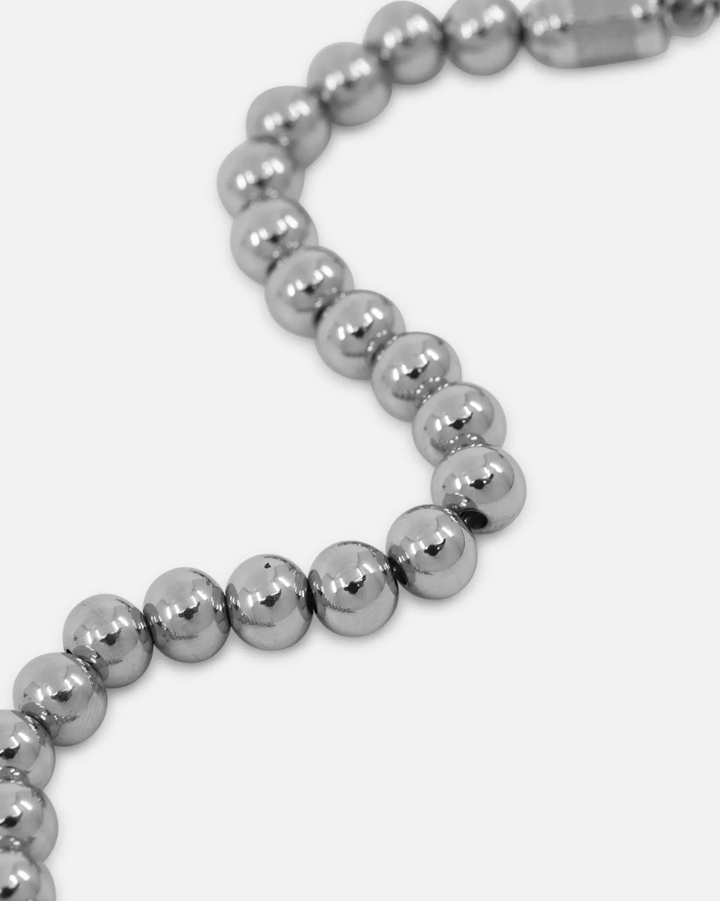 Saint Morta Chrome Balls Bracelet White Gold