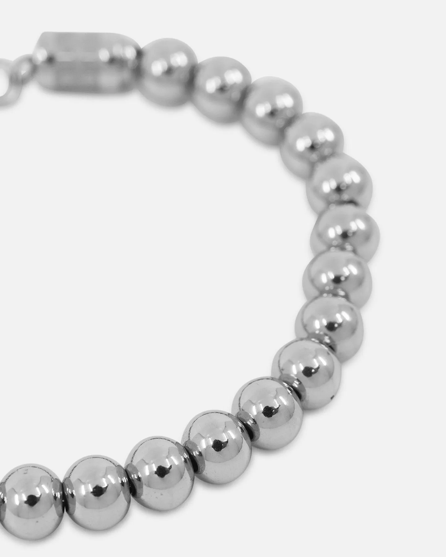 Saint Morta Chrome Balls Bracelet White Gold