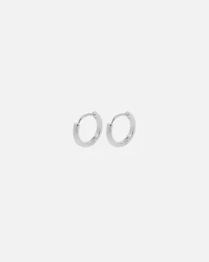 Saint Morta Classic Hoop Earring Silver
