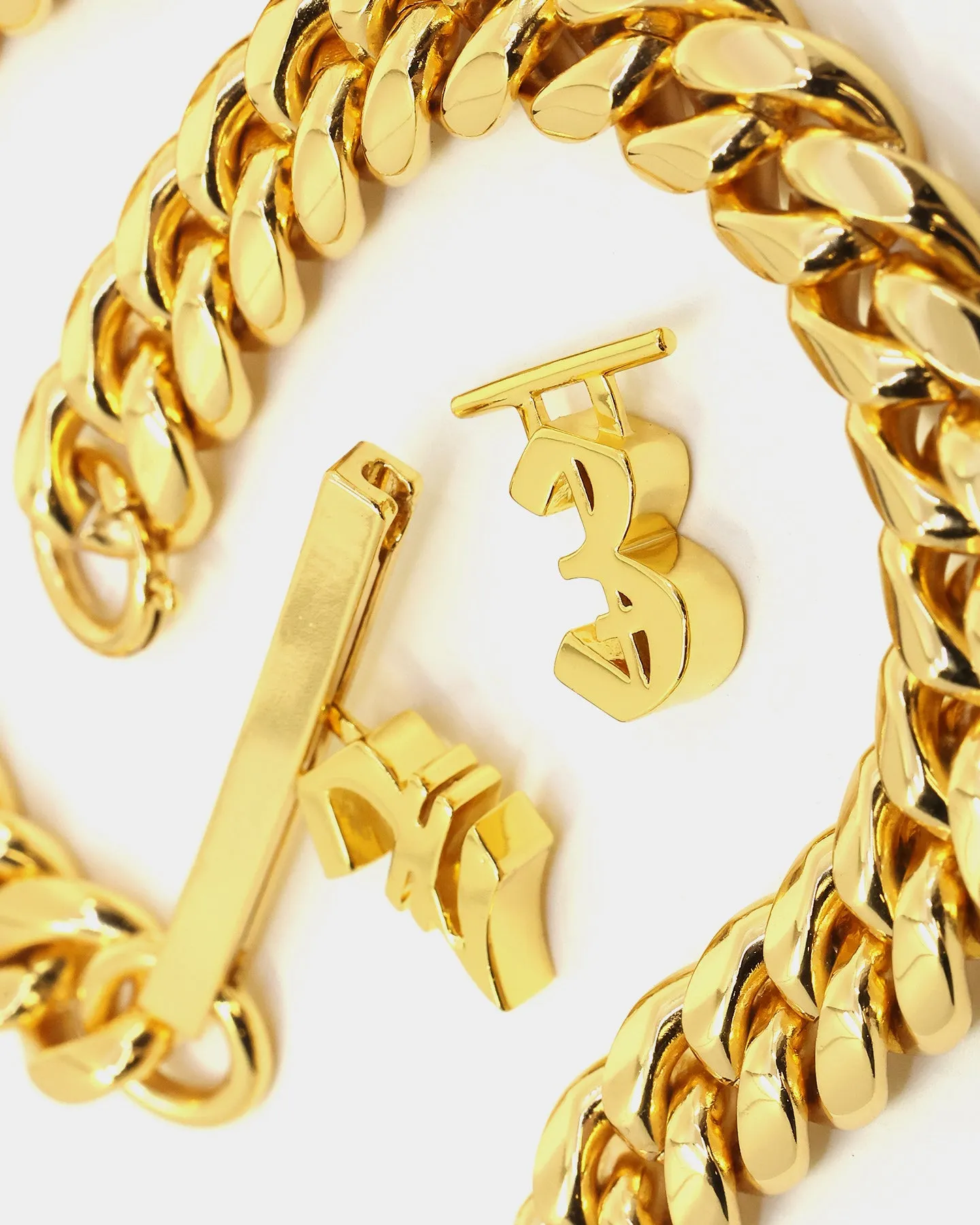 Saint Morta Custom Alpha Numbers Gold