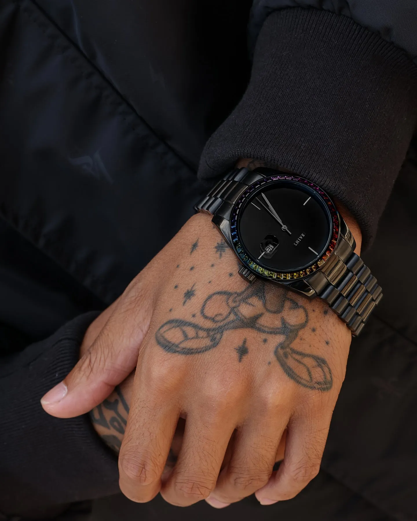Saint Morta De Couler Watch Black/Iced Rain