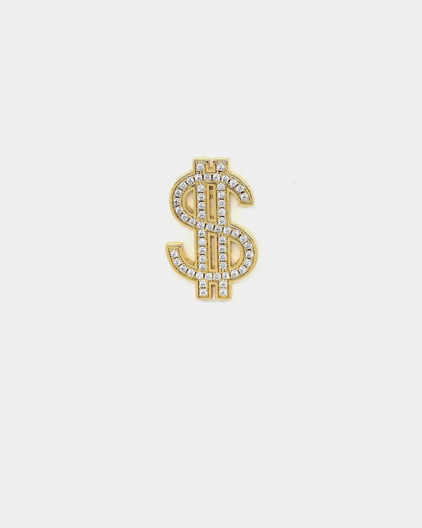 Saint Morta Dollar$ Earring Iced Gold