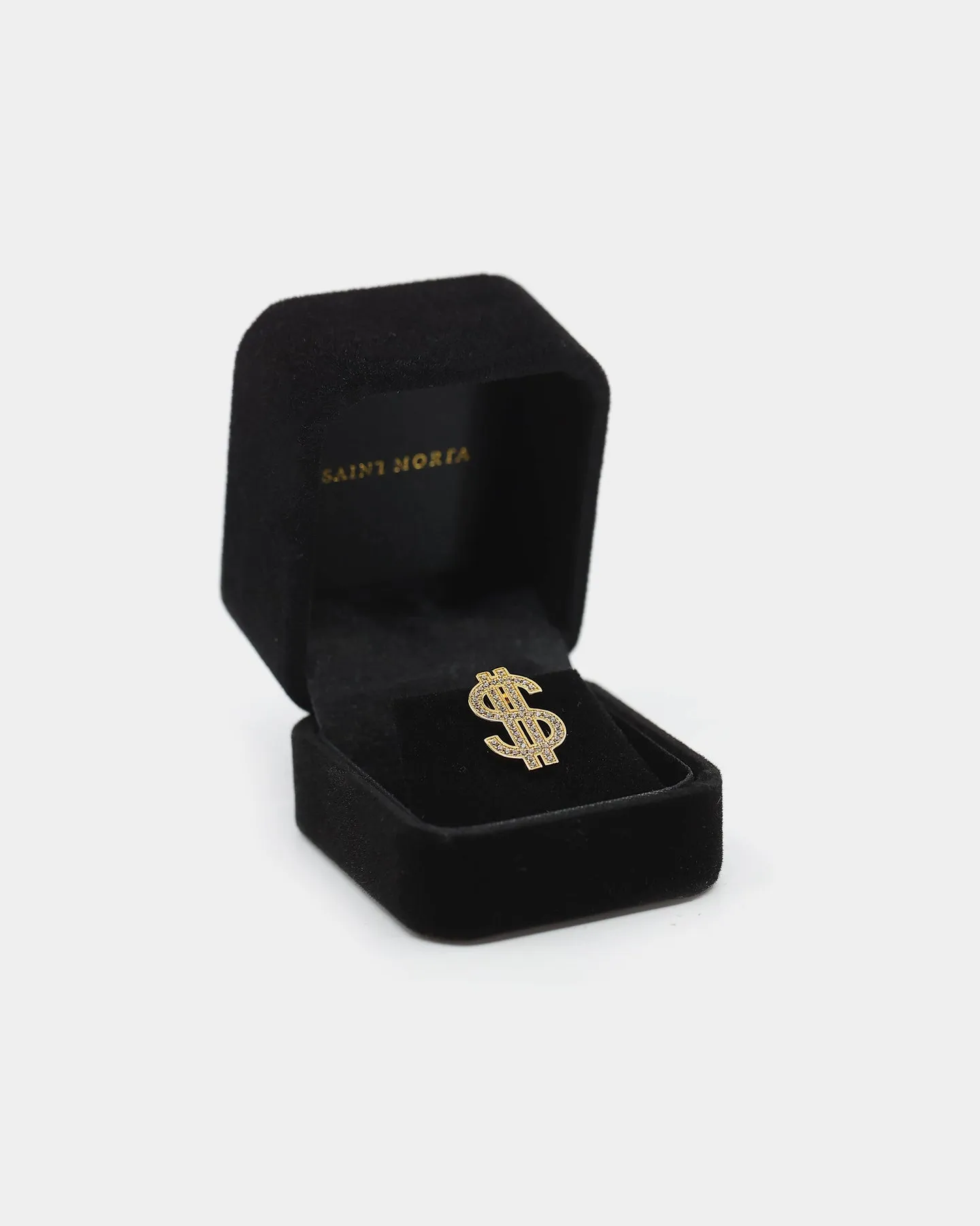 Saint Morta Dollar$ Earring Iced Gold
