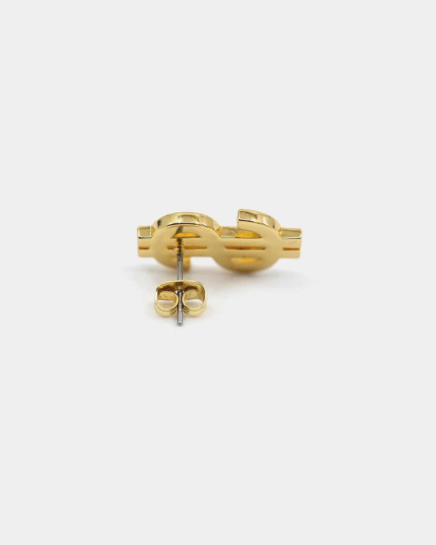 Saint Morta Dollar$ Earring Iced Gold