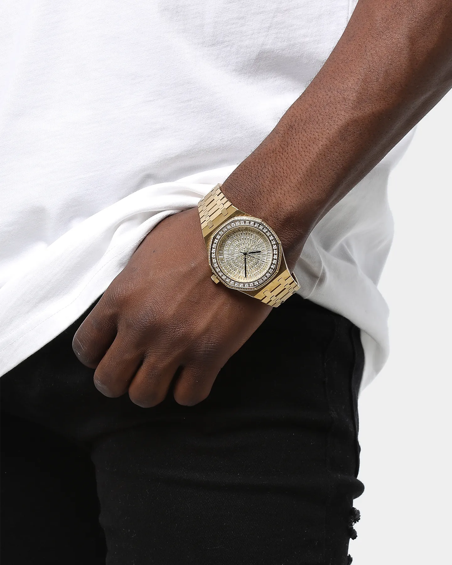 SAINT MORTA ESTAFADOR ICED WATCH Iced Gold/Baguette
