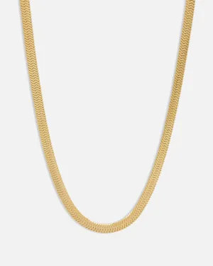 Saint Morta Herringbone Necklace Gold