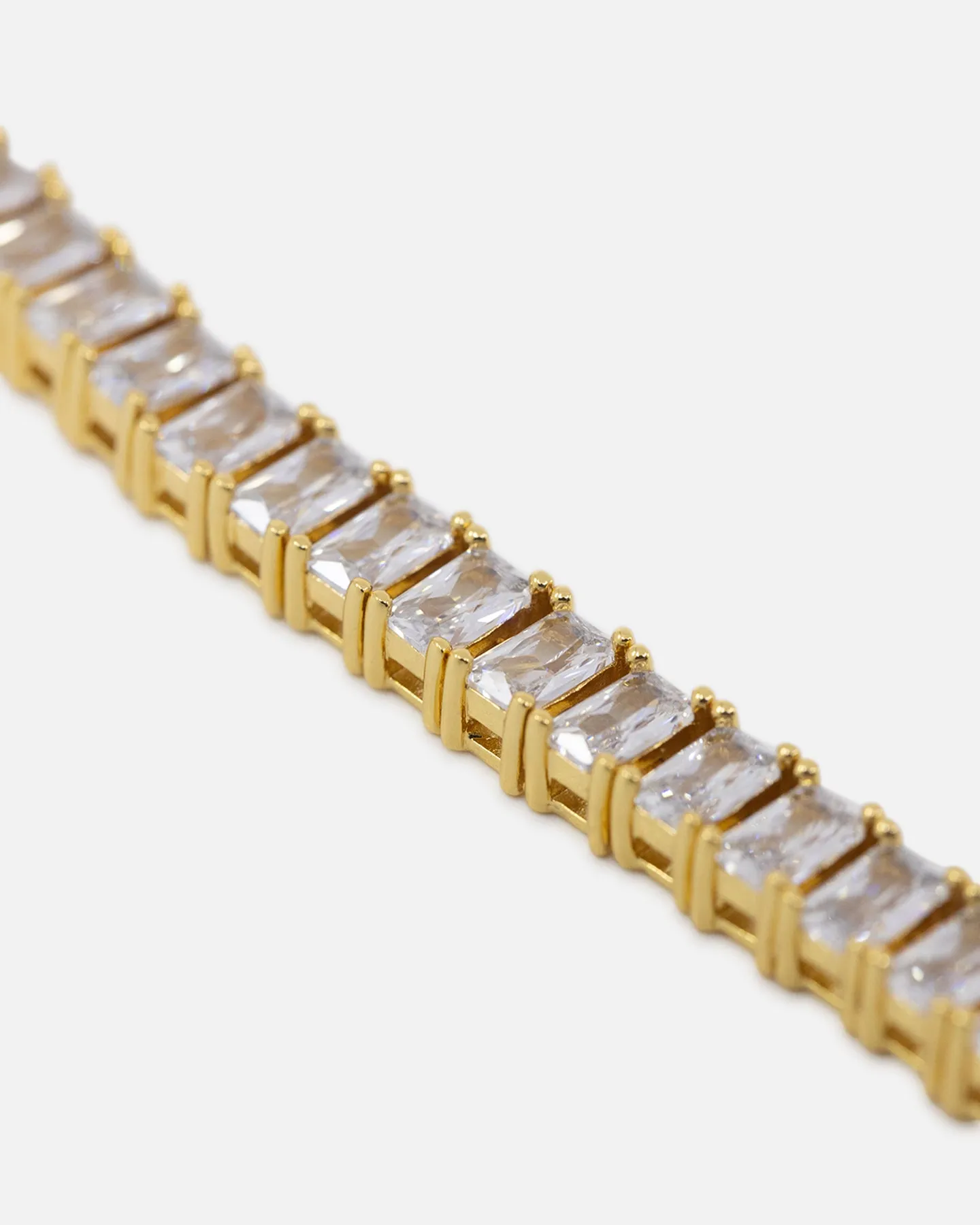 Saint Morta Iced Baguette Bracelet Iced Gold