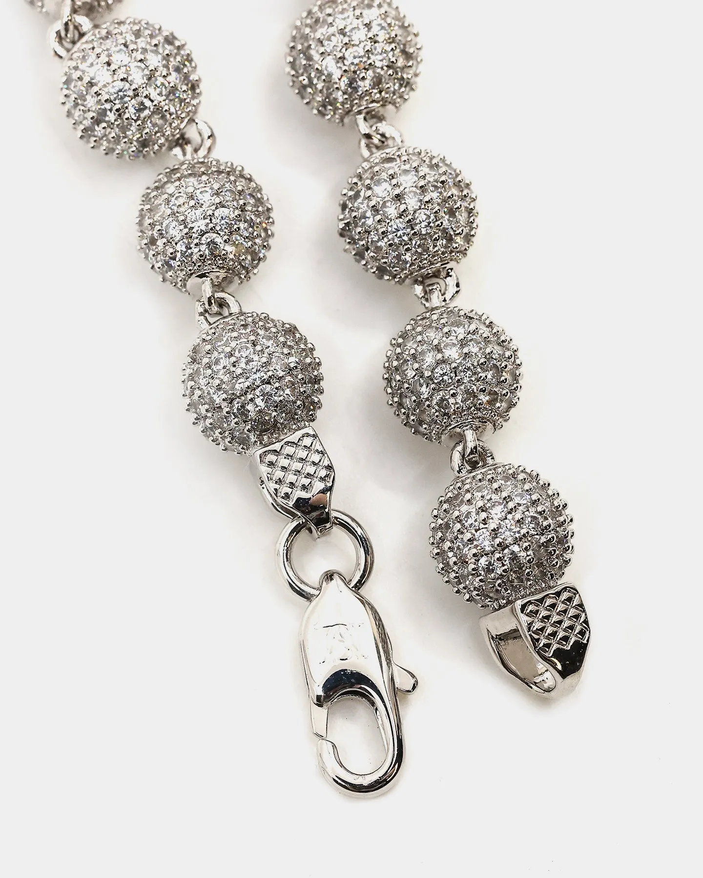 Saint Morta Iced Baller Bracelet Iced White Gold