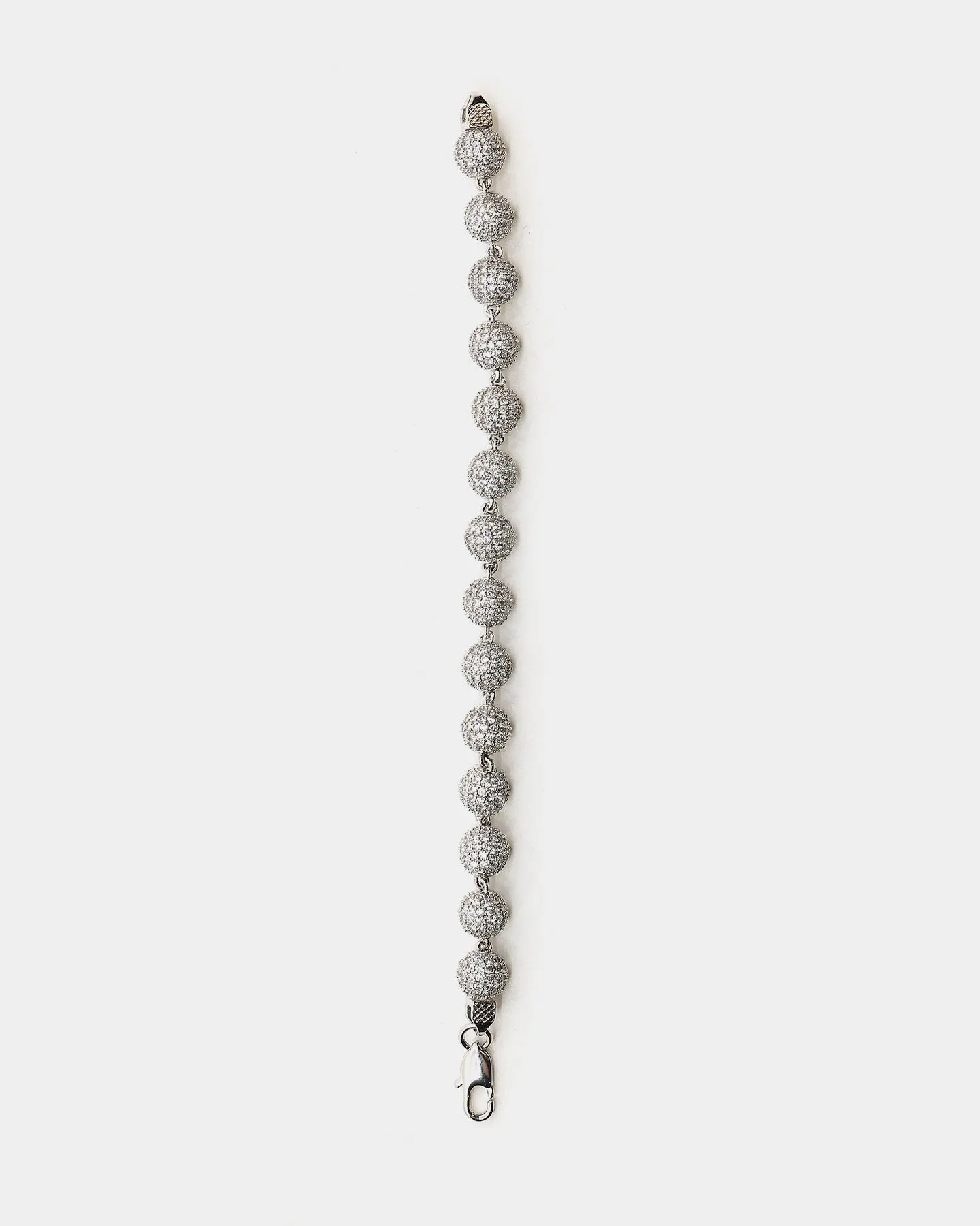 Saint Morta Iced Baller Bracelet Iced White Gold