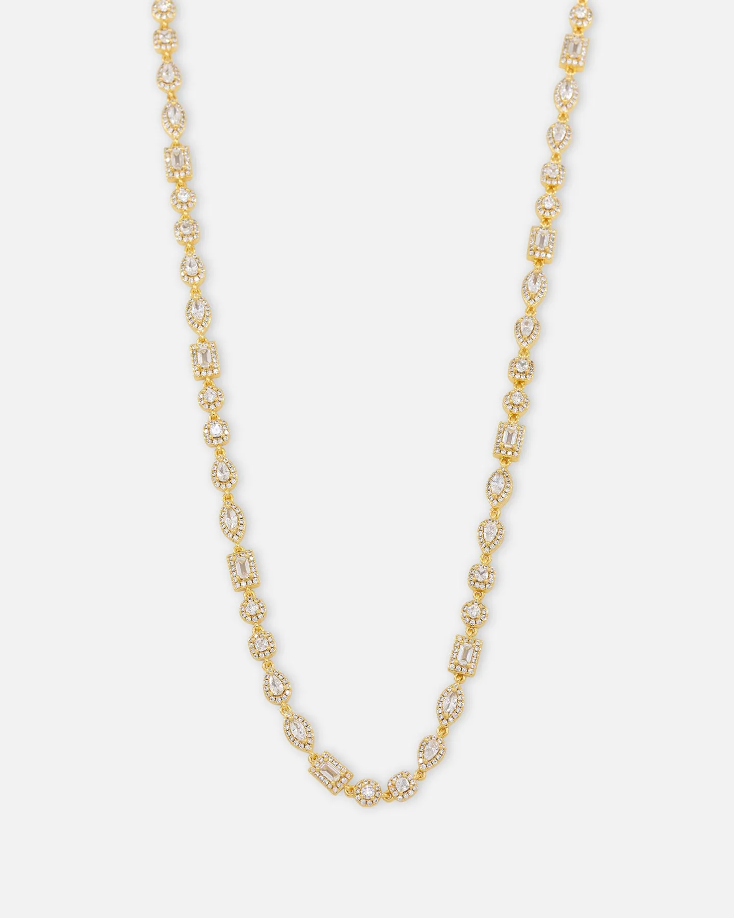 Saint Morta Iced Cluster Chain Iced Gold