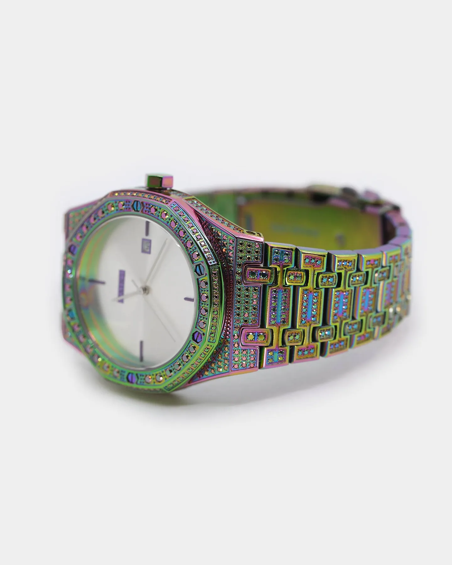 Saint Morta Medio Premierre Watch Iced Iridescent