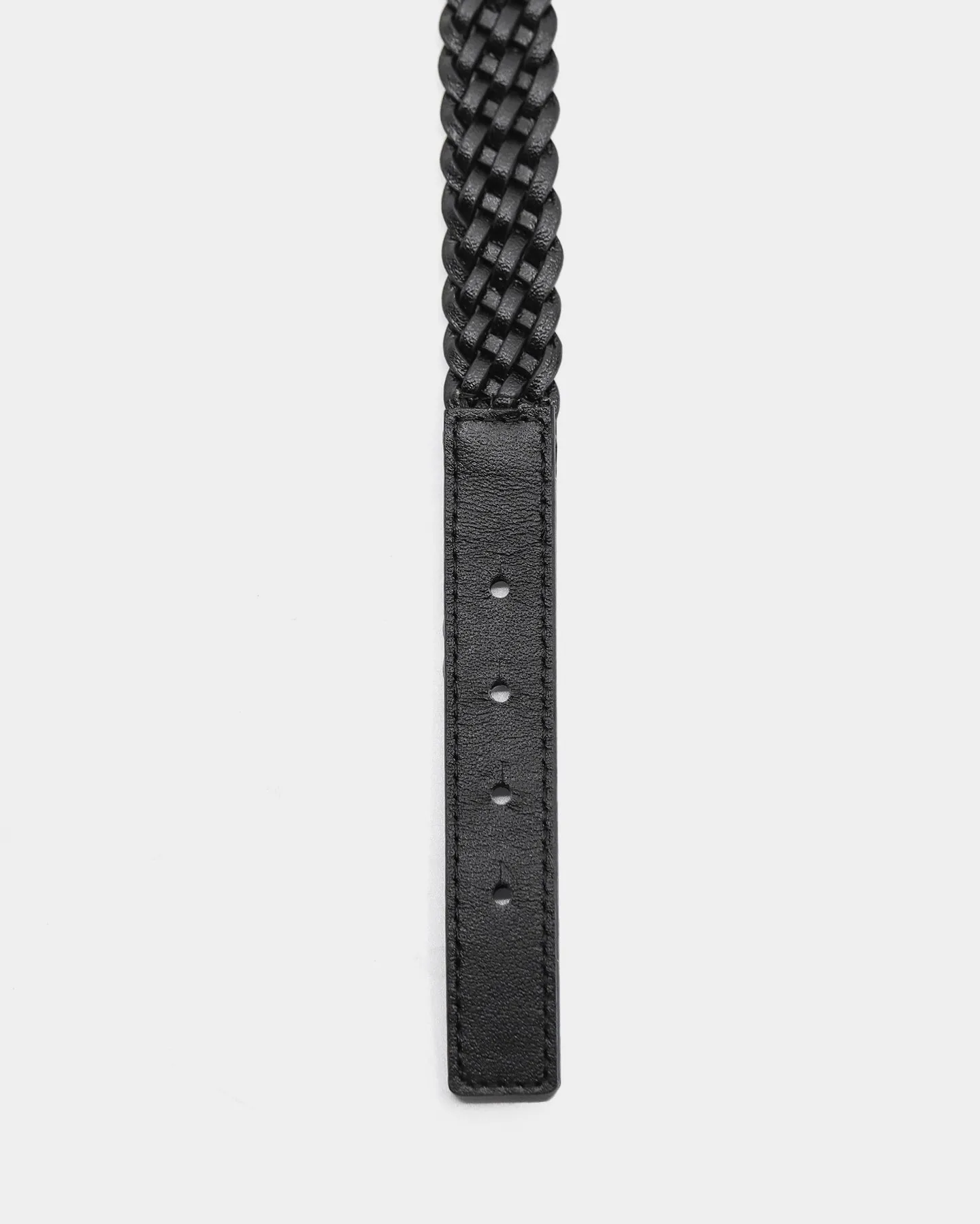 Saint Morta Men's Plaited Bracelet Black/Gold