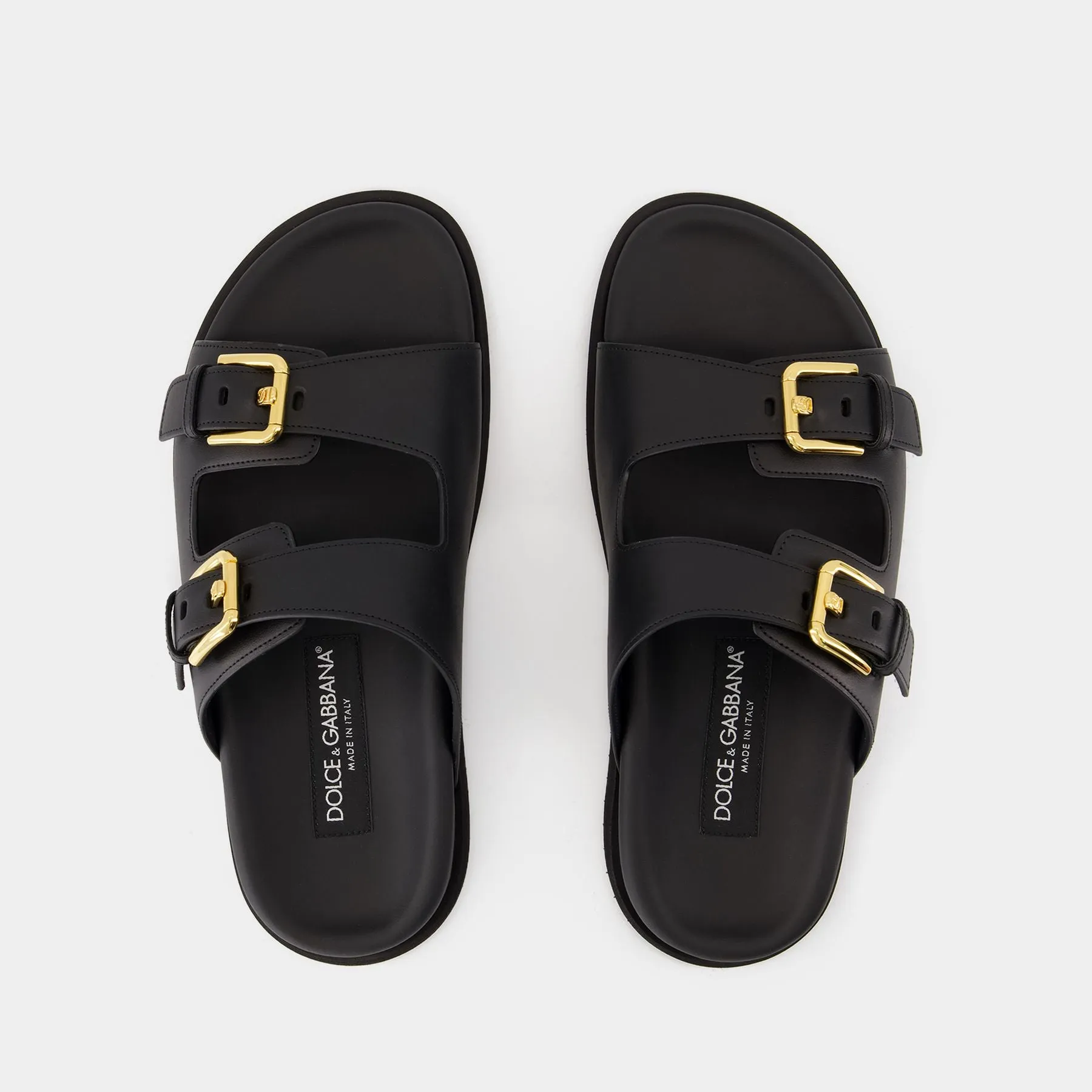 Sandals - Dolce&Gabbana - Leather - Black