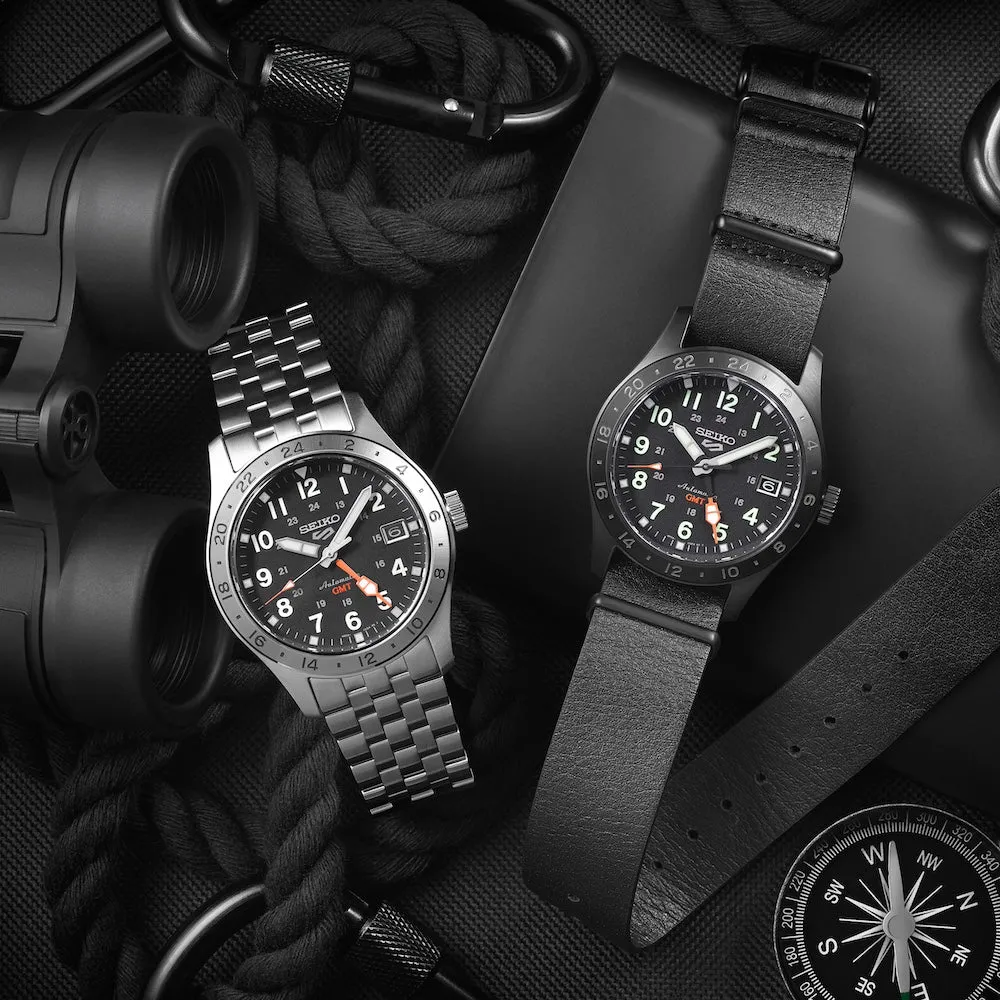 Seiko 5 Sports Field Deception Mechanical GMT Watch