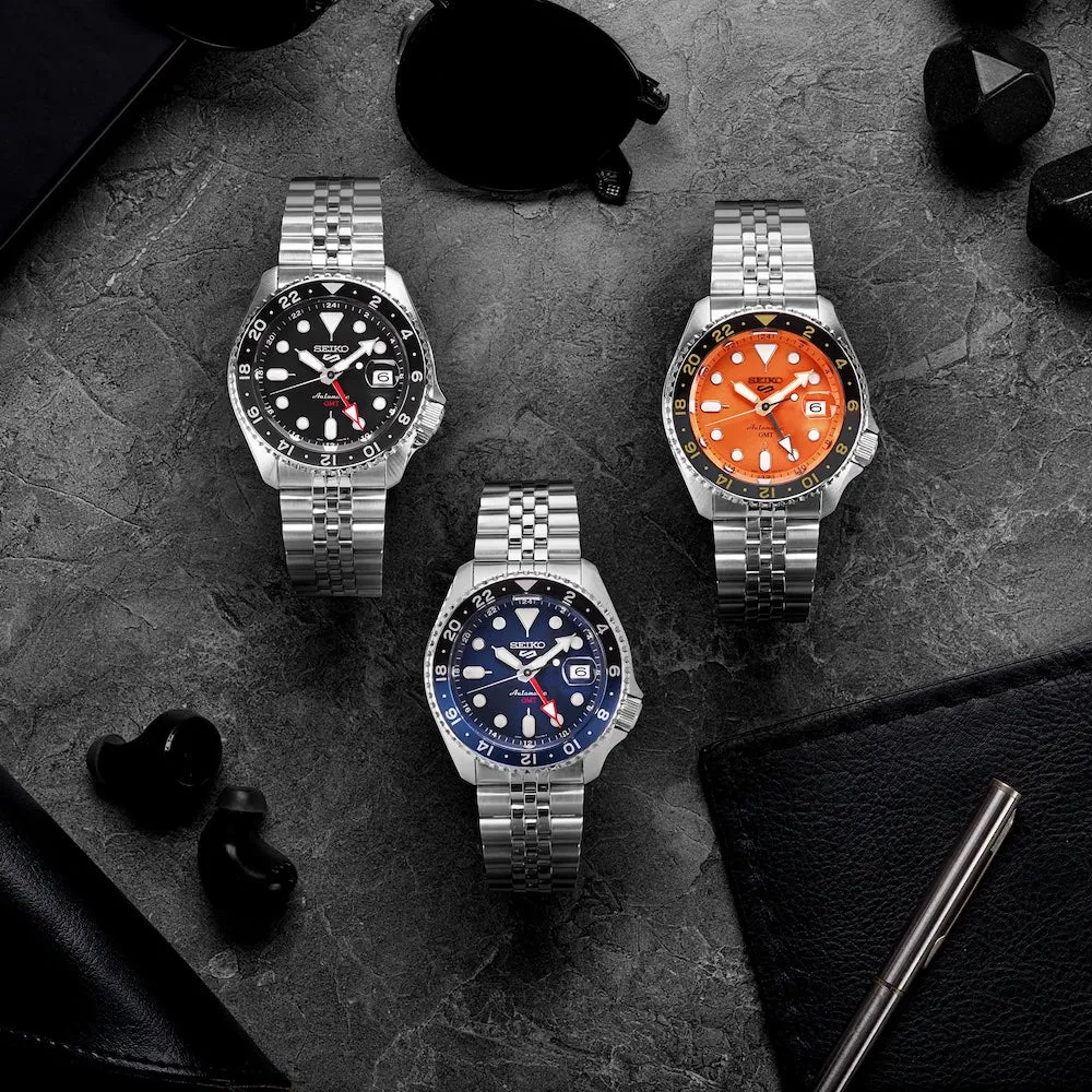 Seiko 5 Sports GMT SKX Black Grape Re-Interpretation Watch