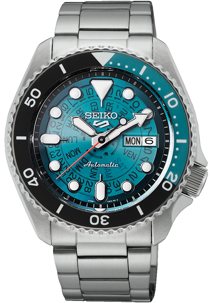 Seiko 5 Sports Skeleton Dial Watch