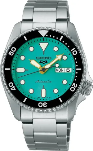 Seiko 5 Sports SKX Midi Teal Mens Watch