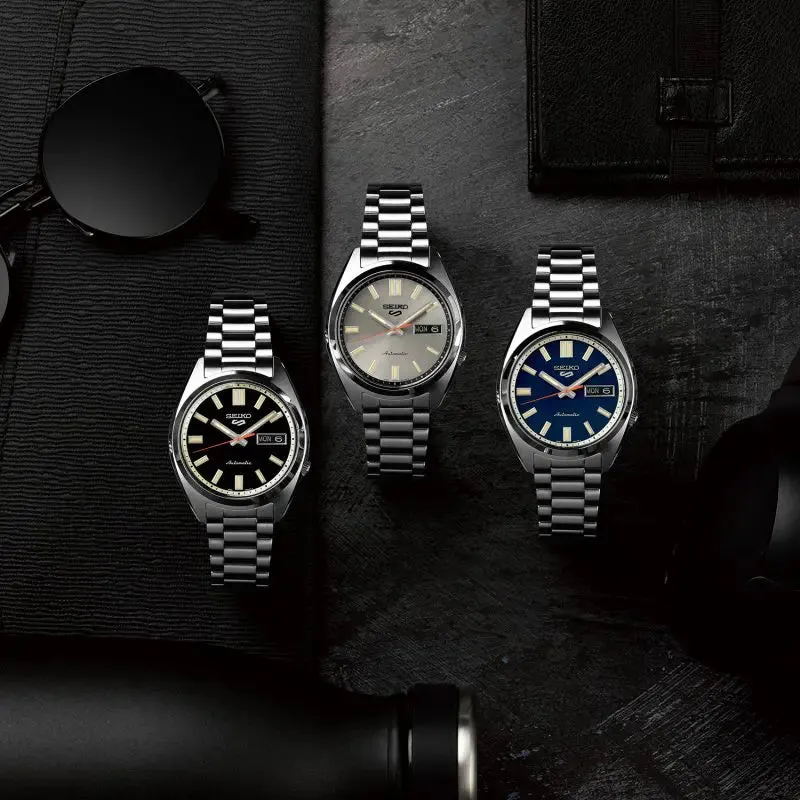 Seiko 5 Sports SNXS Deep Black Wash Classic Sports Watch