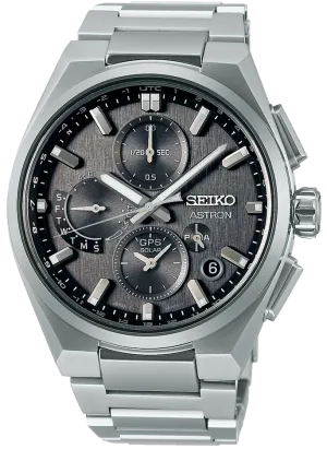 Seiko Astron GPS Solar Dual Time Chronograph Watch