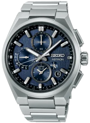 Seiko Astron GPS Solar Dual Time Chronograph Watch