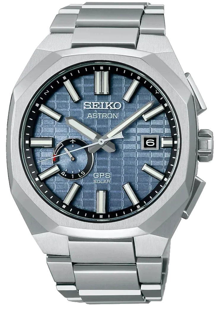 Seiko Astron GPS Solar Sapphire Blue Crystal Box Watch