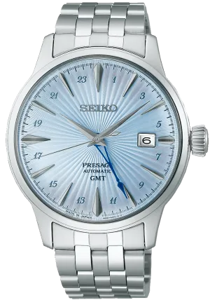 Seiko Presage Cocktail Time Skydiving GMT Watch