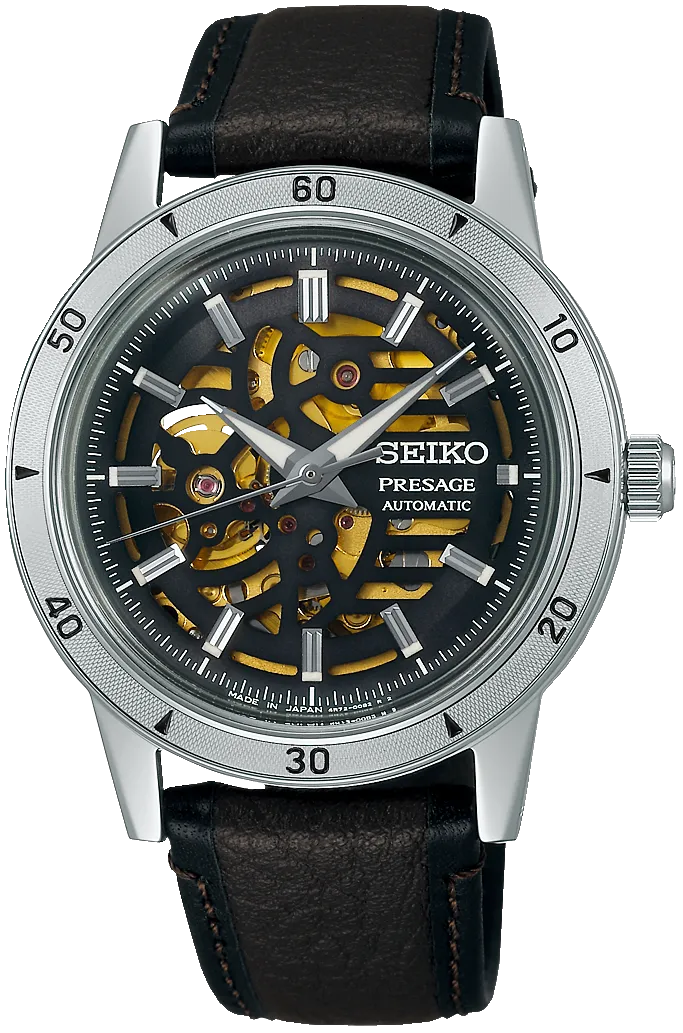 Seiko Presage Style 60s Elegant Yet Rugged Biker Style Watch