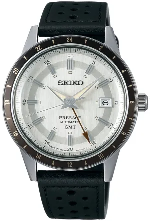Seiko Presage Style 60s Road Trip GMT Stone Watch