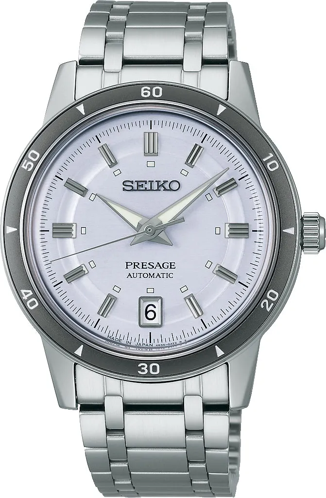 Seiko Presage Style 60's Silvery Violet Watch