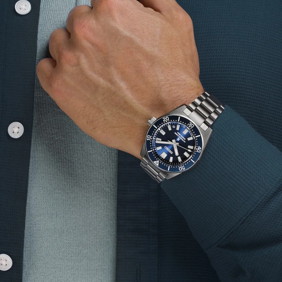 Seiko Prospex 1965 Revival Divers 3 Day Scuba Blue Watch