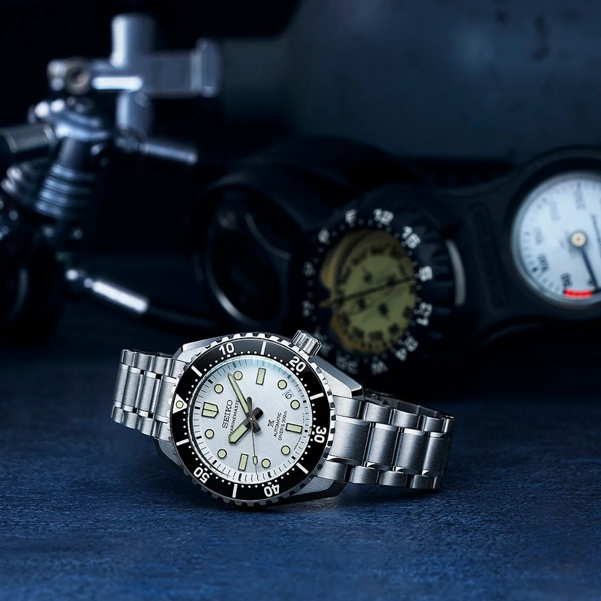Seiko Prospex 1968 Divers Reinterpretation 300m High Contrast Monochrome Watch
