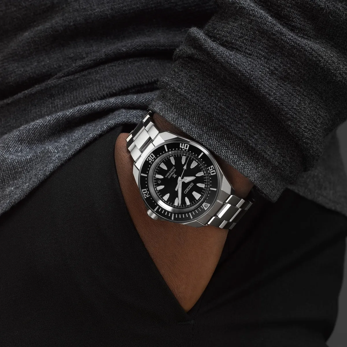 Seiko Prospex 4R Black Shog-urai Diver Watch
