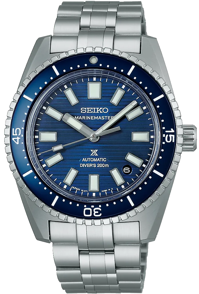 Seiko Prospex Blue Water Navy Marinemaster 1965 Re-interpretation Watch