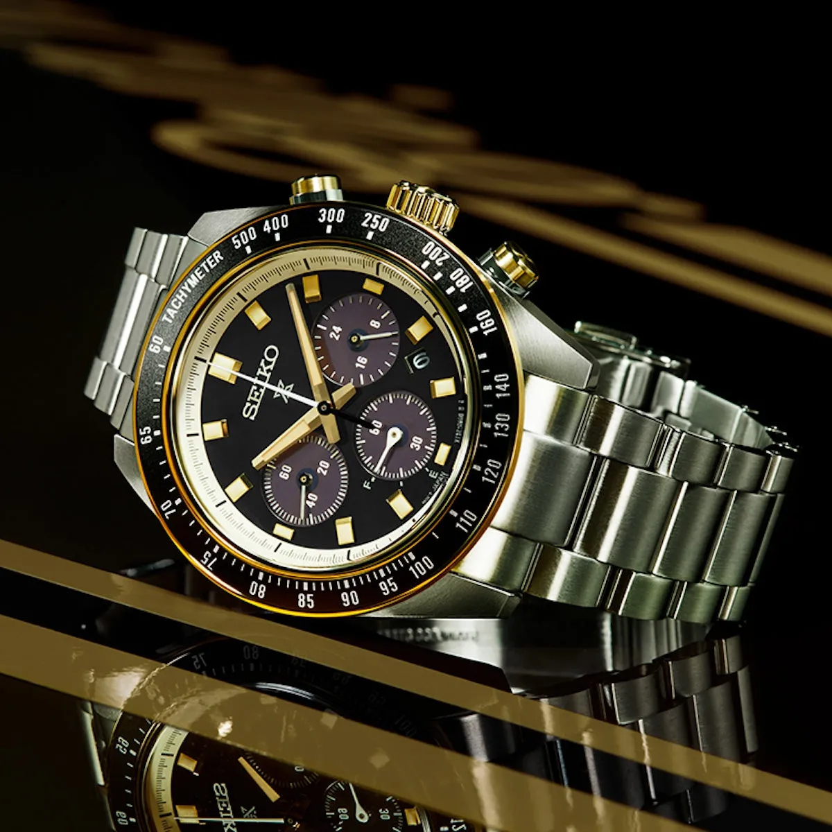 Seiko Prospex Circuit Race Solar Speedtimer Watch