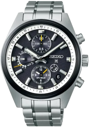 Seiko Prospex GPS Solar Chronograph Speedtimer in Black Watch