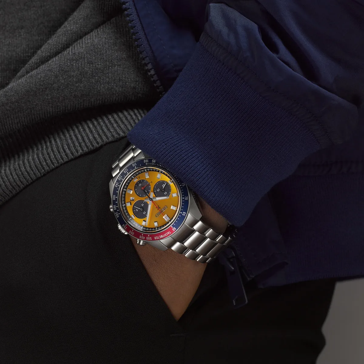 Seiko Prospex Pogue Solar Chronograph 1969 Re-Interpretation Watch