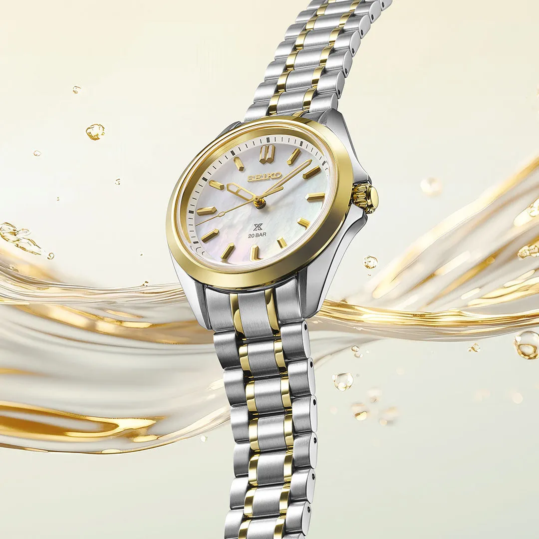 Seiko Prospex Sea Ladies Two Tone Watch