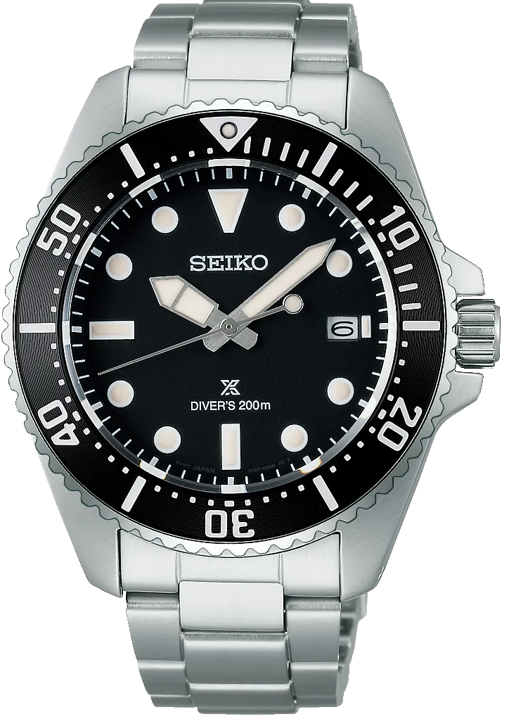 Seiko Prospex Solar Divers Pure Black Watch